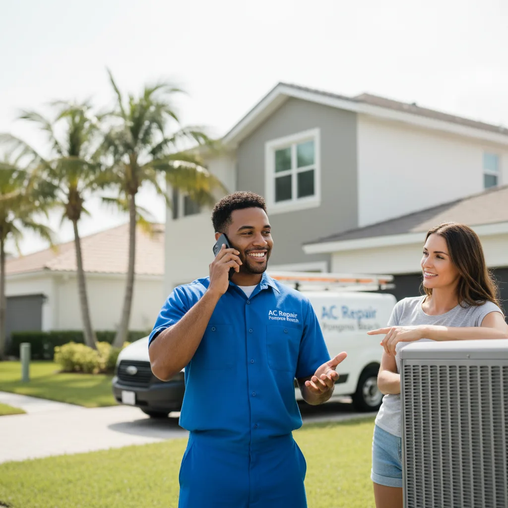 AC Repair Pompano Beach customer support in Ridley Park